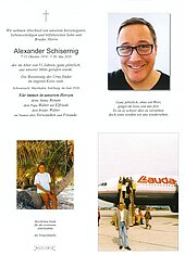 Parte von Alexander Schisernig † 28.05.2026 aus Schwarzach im Pongau