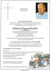 Parte von Johann Guggenbichler † 04.05.2026 aus Schwarzach im Pongau