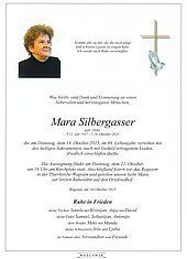 Parte von Mara Silbergasser † 14.10.2025 aus Wagrain