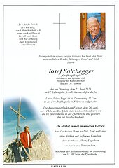 Parte von Josef Salchegger † 23.06.2026 aus Filzmoos