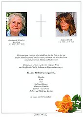 Parte von Hildegard Scharler † 29.07.2026 aus St. Johann im Pongau