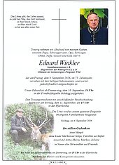 Parte von Eduard Winkler † 04.09.2026 aus Goldegg
